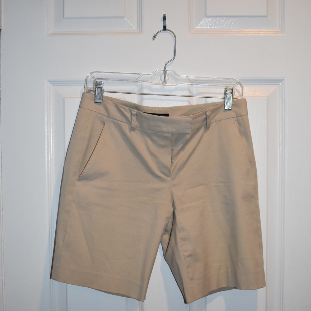 Theory Khaki Bermuda Shorts